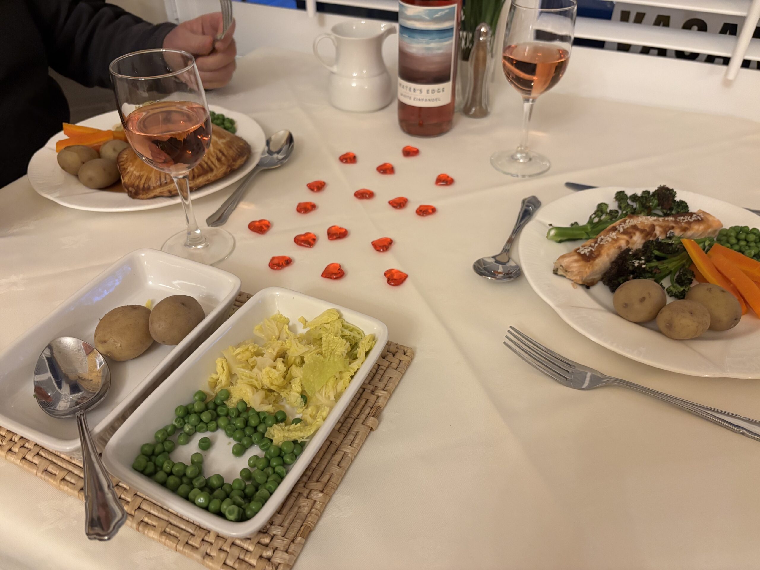 Mushroom Wellington & Sesame Salmon