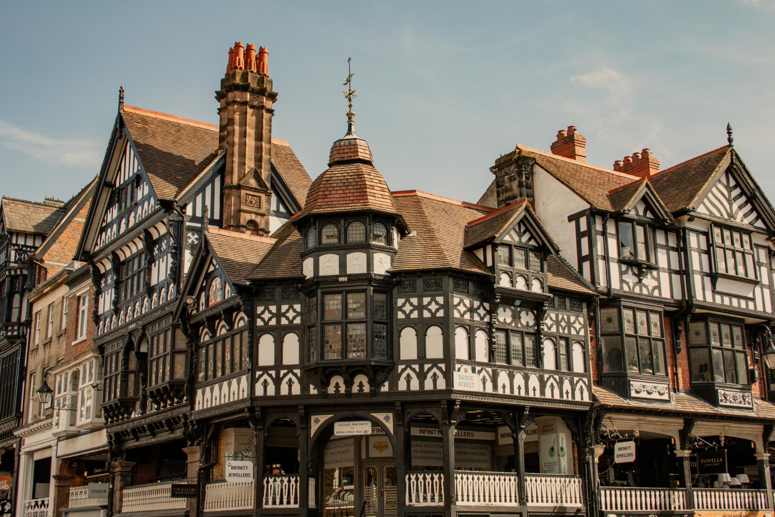 Medieval style buildings in Chester