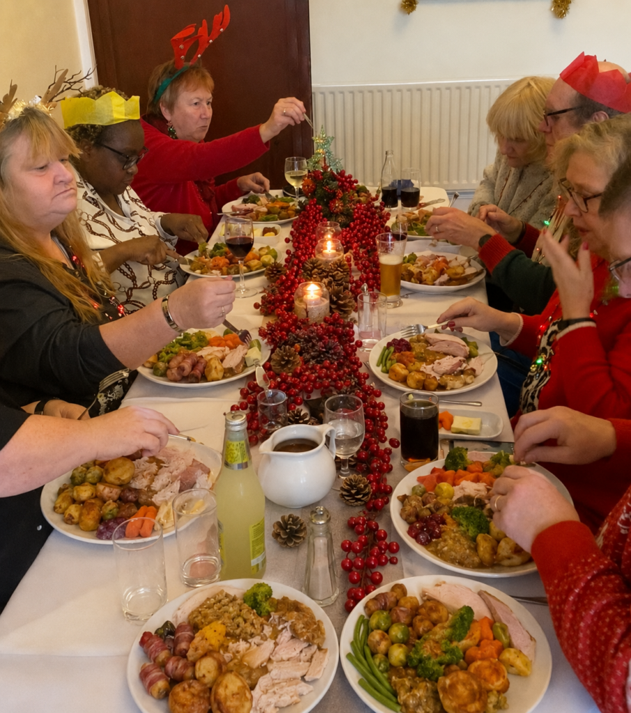 Christmas dinner in Southport